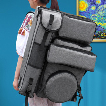 Drawing board bag Art bag multi-function shoulder-back portable art examination painting bag 4K waterproof thickened student sketching storage bag
