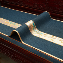 Mahogany sofa cushion New Chinese cover high-grade sofa towel custom Luo Han bed cover cloth solid wood sofa cushion cover towel