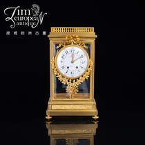 Tim European Antiques Western Antiquities French Napoleon III Home Decoration Ornaments Mechanical Clock