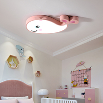 Childrens room light Nordic bedroom ceiling lamp decoration ins Wind girl Whale cartoon boy girl room lamp