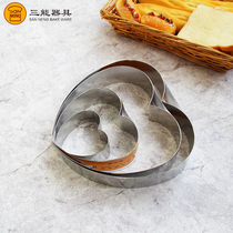 Sanneng mold 4 inch 5 6 7 8 9 10 12 inch heart shape mousse SN3363 love heart shaped cake ring cutting mold