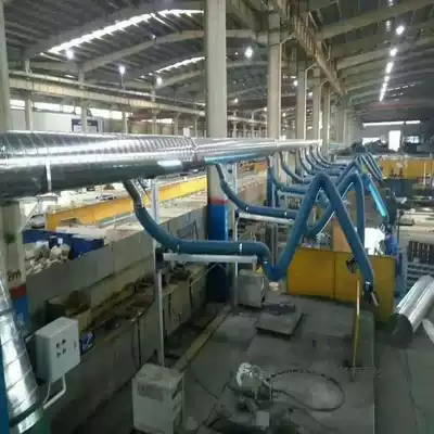 Central dust blower Centralized welding soot purifier Exhaust gas treatment equipment High-power workshop dust purification