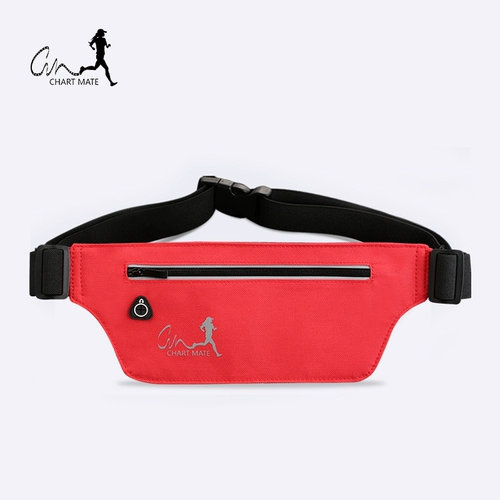 Летняя легкая и тонкая спортивная водонепроницаемая универсальная черная поясная сумка для спортзала для велоспорта подходит для мужчин и женщин, для бега