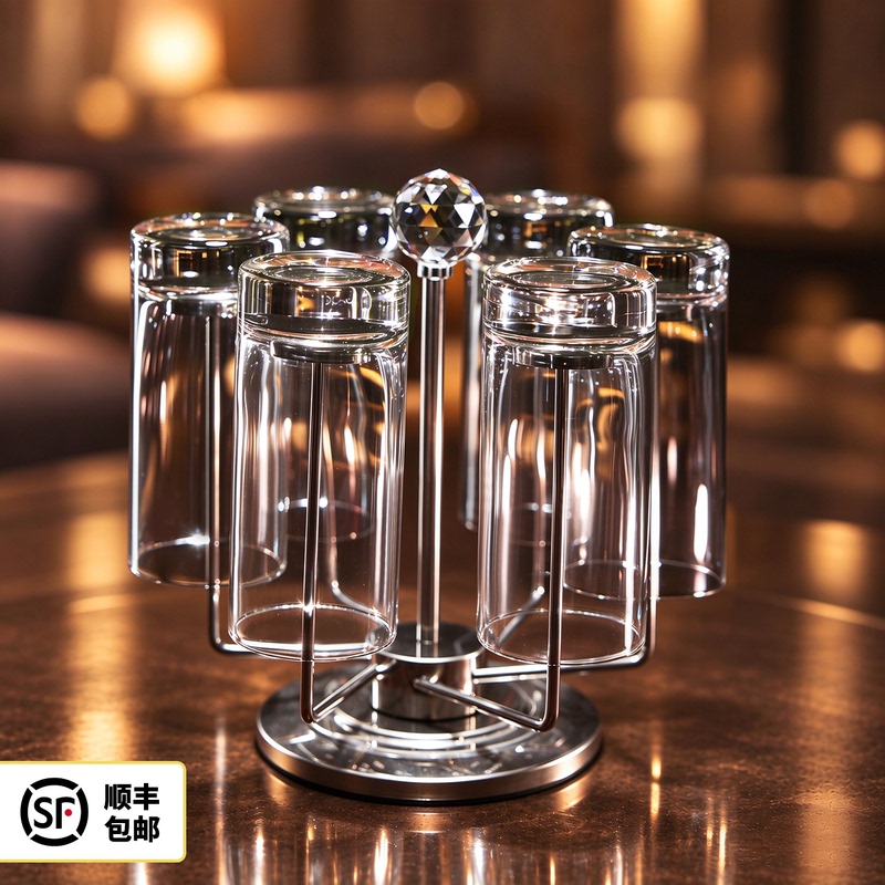 High-End Water Cup Set for Home Use, High Borosilicate Glass Cup Set, Luxurious and Elegant Cup Set for Drinking Water and Brewing Green Tea High-End Water Cup Set for Home Use, High Borosilicate Glass Cup Set, Luxurious and Elegant Cup Set for Drinking Water and Brewing Green Tea