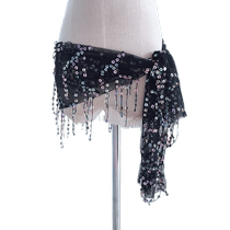 Belly dance waist chain Oriental dance practice tassel beads multi-color hip scarf and waist scarf with summer childrens performance clothes