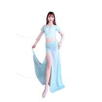 Baiya Qianhui Belly Dance 2024 Summer New Short Sleeve Short Skirt Long Skirt Suit Performance Clothes Practice Clothes Group Clothes