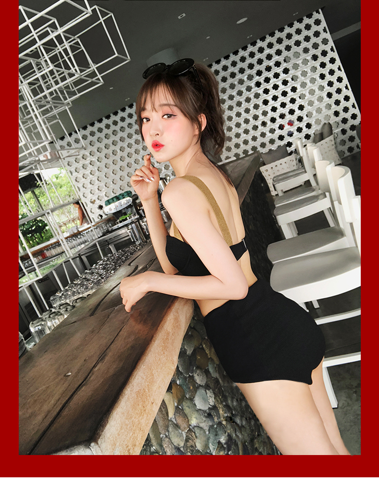 Áo tắm hai dây nữ lưới màu đỏ với tấm thép tập hợp kích cỡ ngực lộ bụng thon gọn gợi cảm mặc bikini đi biển - Bộ đồ bơi hai mảnh bikini 2 manh