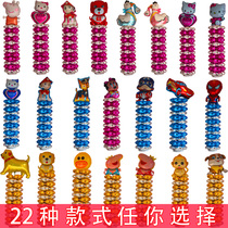 Four-leaf clover column Road full moon 100 days feast birthday party love aluminum film balloon baby decoration supplies