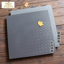 Antique Heavy Metal Iron Steel Sheet Tiles 600x600 Car Row Bar Grey Rugged tile KTV Restaurant featured brick