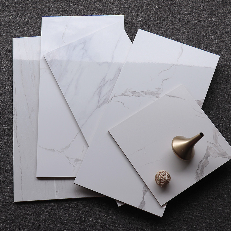 White Marble Tattoo Wall Brick Bright Light Full Throw Glazed Face Brick 300X600 Kitchen Bathroom Room Balcony Impervious Tiles