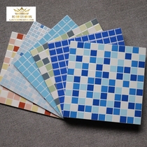 Classic blue swimming pool tossed crystal brick 300x300 swimming pool mosaic grid tile toilet small floor tiles