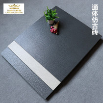 Grey toned grain cement brick 600x600 living-room anti-slip floor tile bedroom cozy yellow antique brick patio