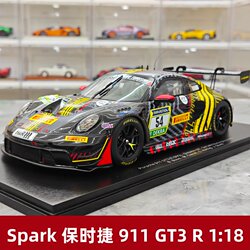 [Rijia Ready Stock] Spark 2025 Nürburgring Endurance Race Porsche 911 Gt3R Model 1:18