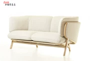 Lahti cổ điển thiết kế nội thất giản dị nhà gỗ rắn ghế lười ghế sofa hiện đại tối giản vải sofa - Đồ nội thất thiết kế