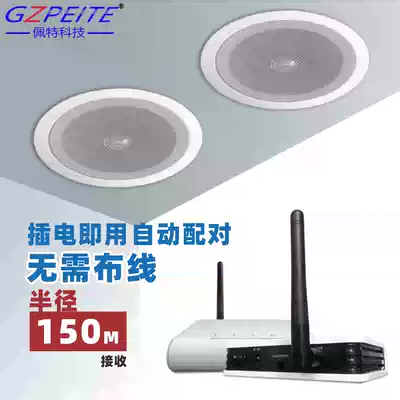 Bank queuing to call the number sound, the horn, the wireless speaker, the top speaker, the ceiling Wall, the long-distance background sound