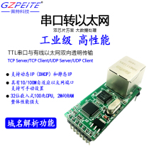 Ethernet module serial port RJ45 to ttl network port RJ45 to serial port RS232 485DNS domain name resolution