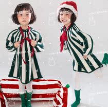 2022 new childrens photography clothes girls art photo trendy childrens magazine cover mold card photo studio Christmas clothing