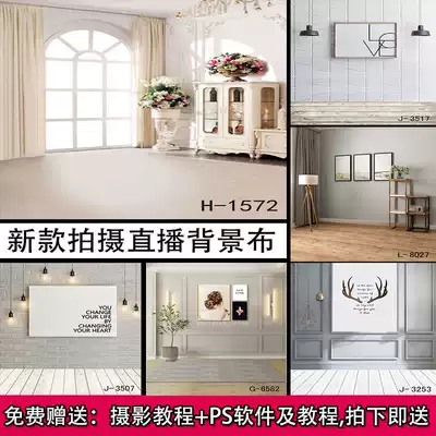 Photo studio photo shooting background cloth Taobao anchor live background cloth ins men's and women's clothing online store clothing background cloth