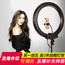 12-inch LED photographic ring light Tonic Light light Eye Photography Light Makeup Live main Podcast Beauty Light Lights
