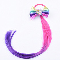 Frozen hair accessories Ai Sophia Princess Color Bow Hairline Wig Braid Girl Headdress