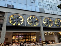 Industrial style wall decoration square luminous fan custom-made pure handmade iron decorative crafts for bars