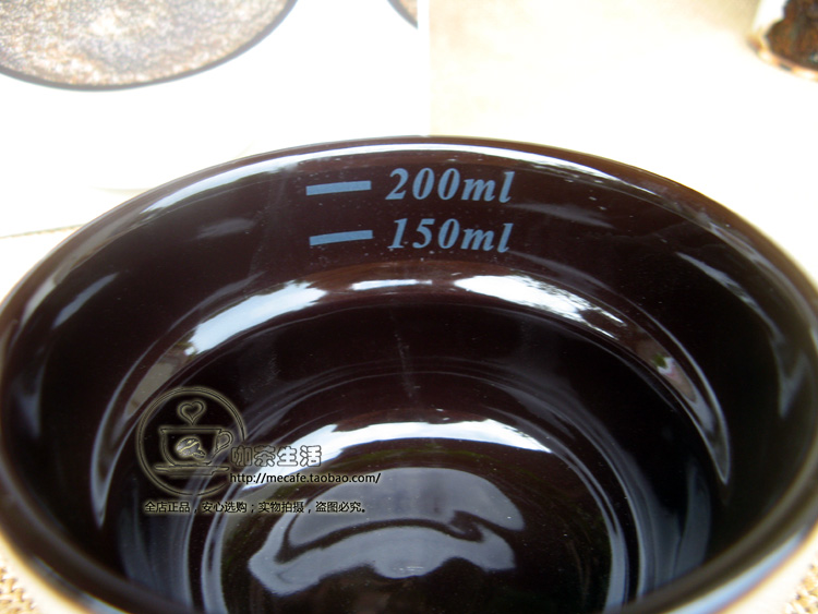 Cốc đo lường bằng gốm Tiamo cốc hình chữ V hình chữ U cốc cốc cốc SCAA chuyên nghiệp chén gốm 200ml - Cà phê bình pha cà phê kiểu pháp
