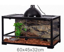 Pet ground reptile rearing box reptizoo Hedgehog Land Tortoise Lizard Snake Transparent Glass