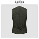 Свадебная свадьба Саретера Лучший мужчина Жилет мужской ретро повседневный цветочный цветок