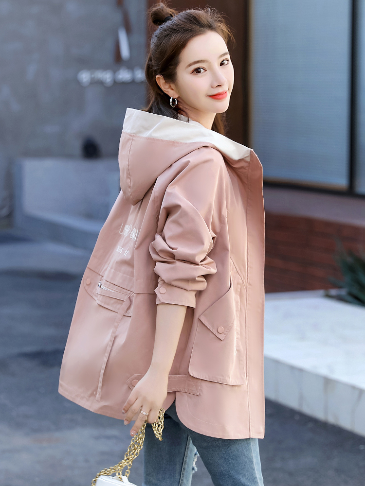 Autumn coat 2021 new female Korean version loose short frock top baseball suit student spring and autumn windbreaker tide