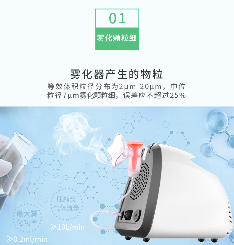 冠昌 空气压缩式雾化器 可调雾量 图1