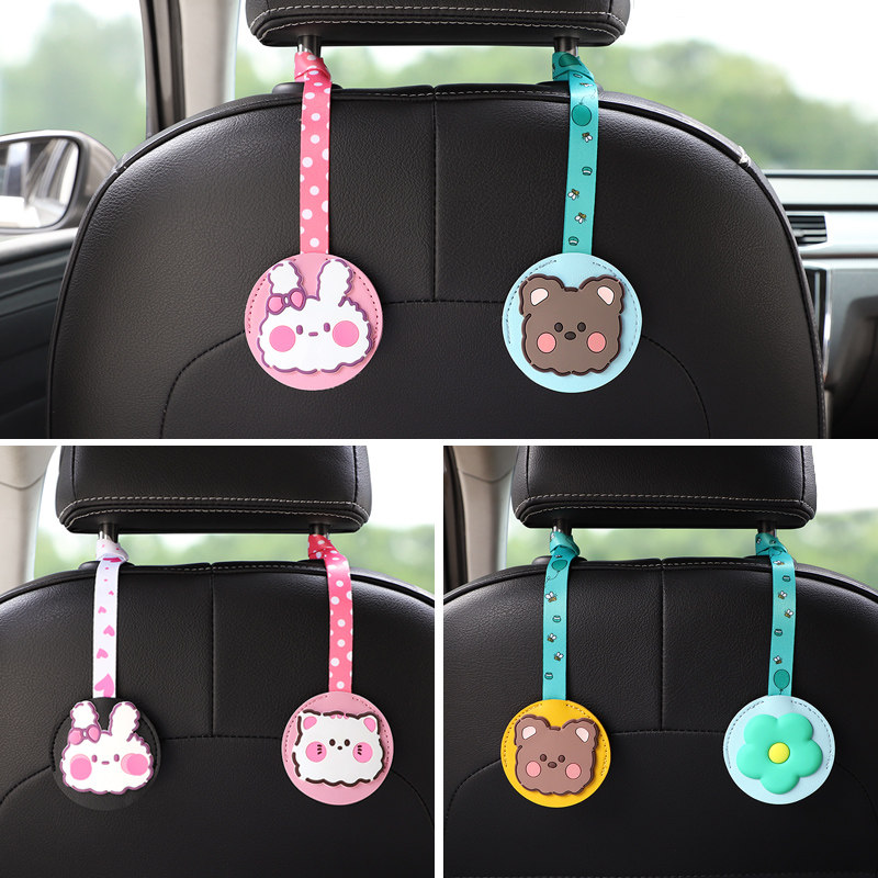 Car seat back small hook 2021 new car seat hook car cartoon cute decoration supplies Daquan