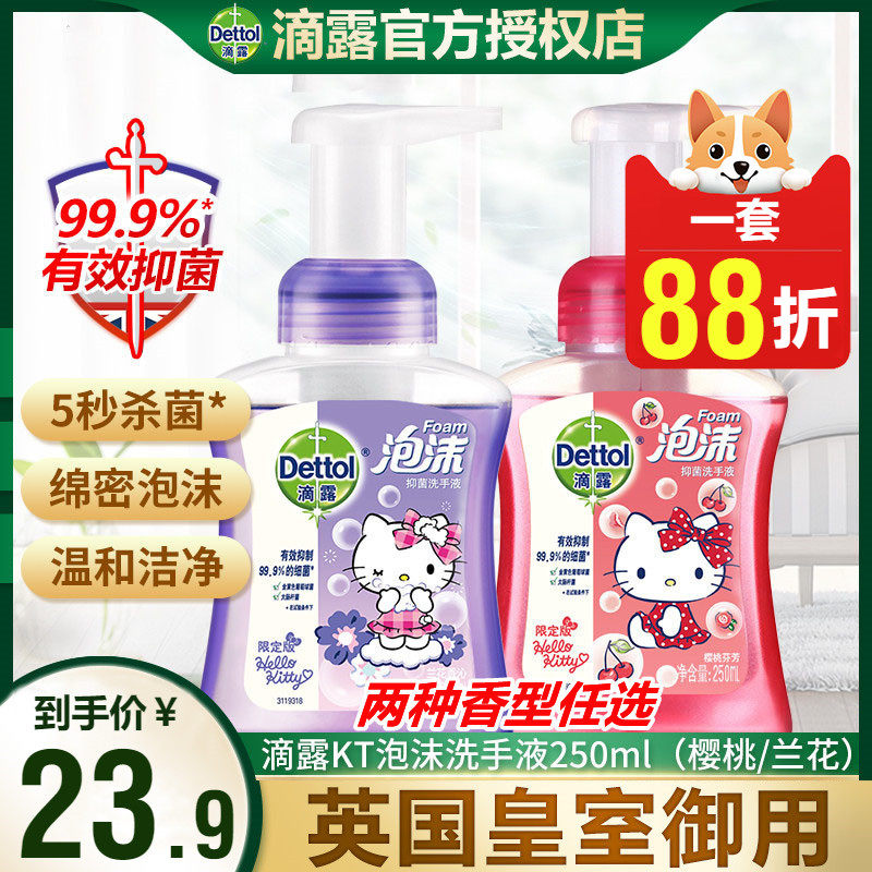 Drip foam handwashing liquid household germicidal children nourishing and bacteriostatic Orchid scented foam handwashing liquid 250ml