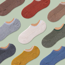 Socks Childrens spring and autumn slim Hidden Socks Lady Light Mouth Silicone Anti-Slip Ship Socks Womens Thin Cotton Korean Version Day Series Short Socks Summer
