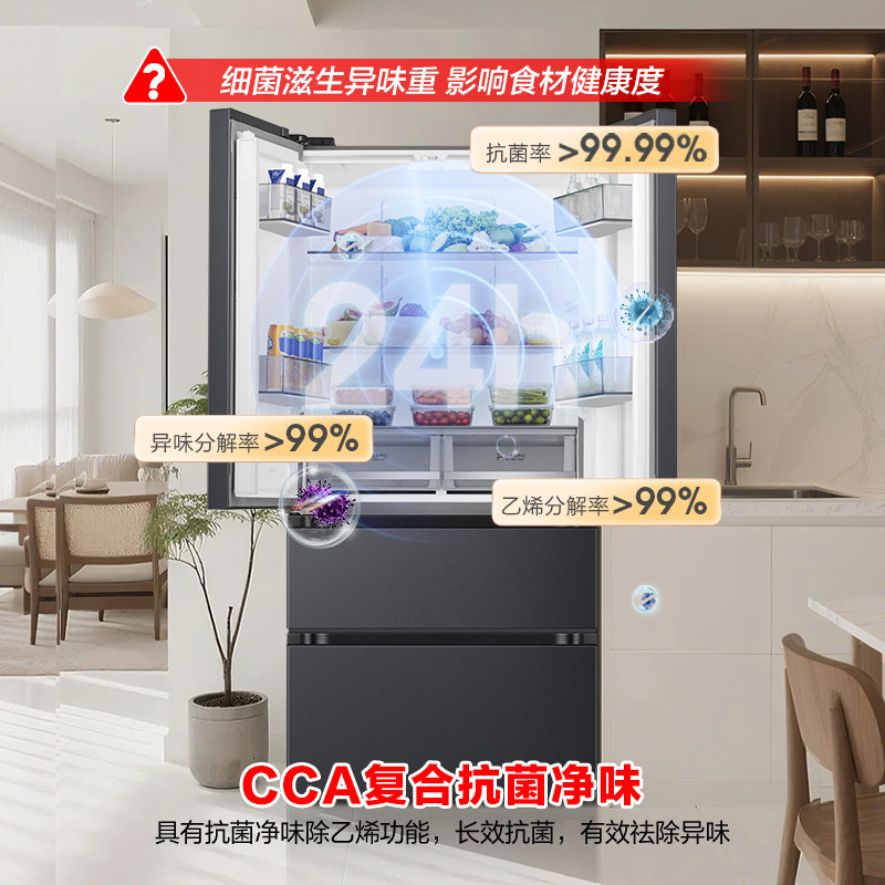 容声BCD-520E30FNLAE冰箱图片