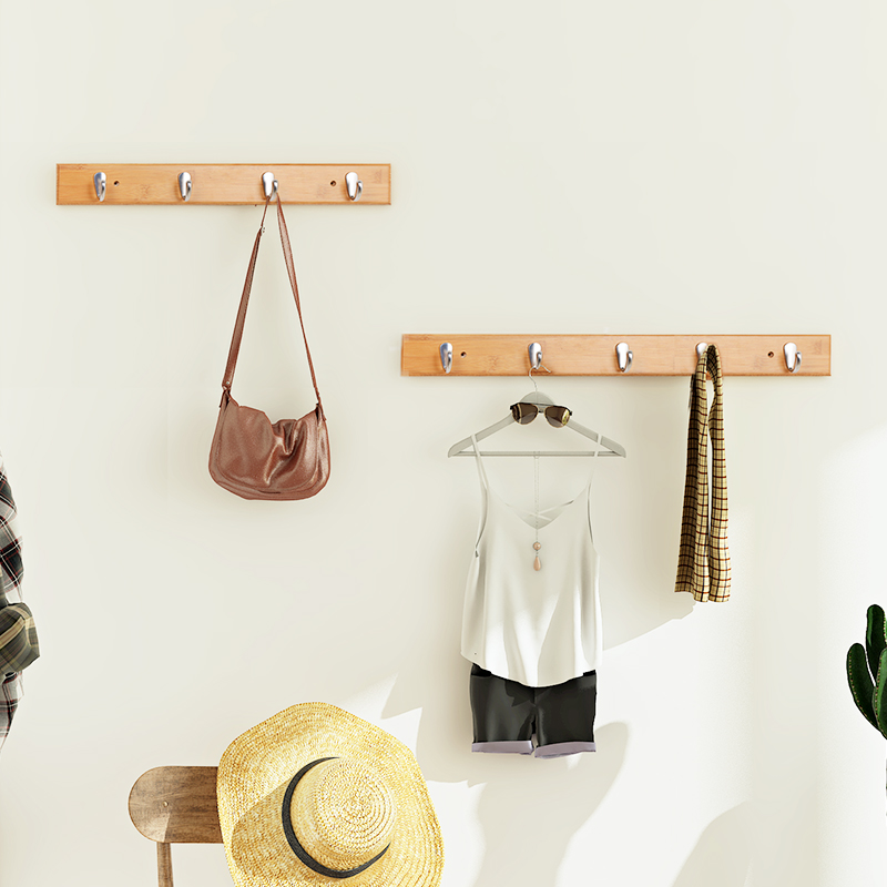 Clothes hanger coat rack wall hanging wall coat hook wall coat hook creative rack multifunctional door rear hook