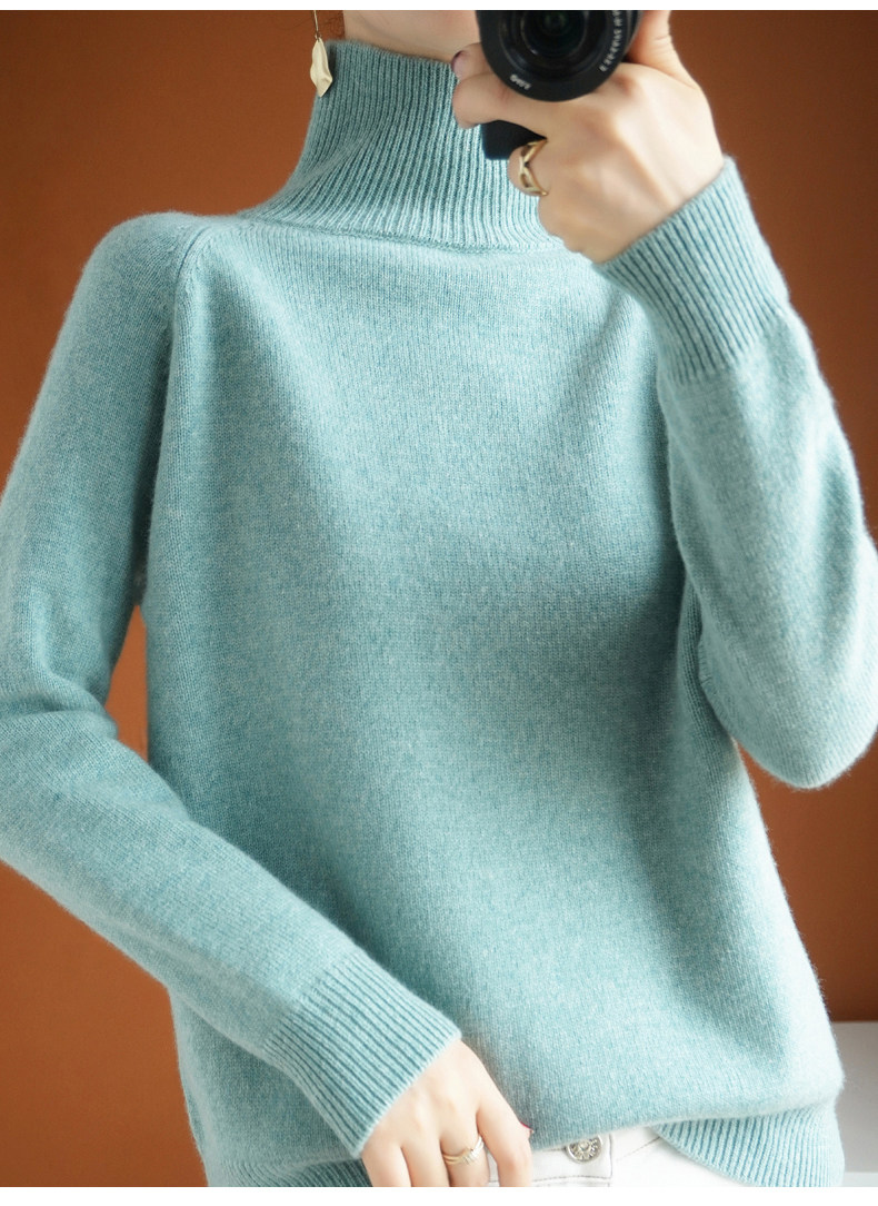 Solid Color Pattern Women's Knitwear Long Sleeve Sweaters & Cardigans Casual Solid Color