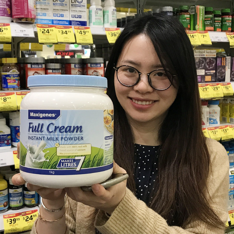 Australia Meike Zhuo Blue Fat Young Middle-aged and Elderly Students Pregnant Women Adult Full Fat High Calcium Milk Powder 1kg