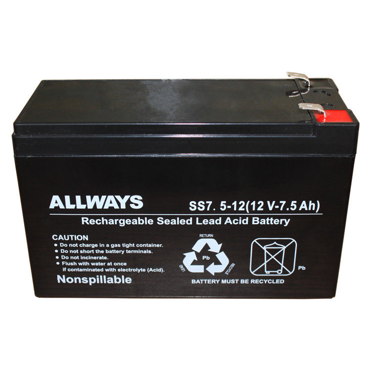ALLWAYS 12V7 5AH SS7 5-12 lead-acid maintenance-free battery UPS power supply replacement battery