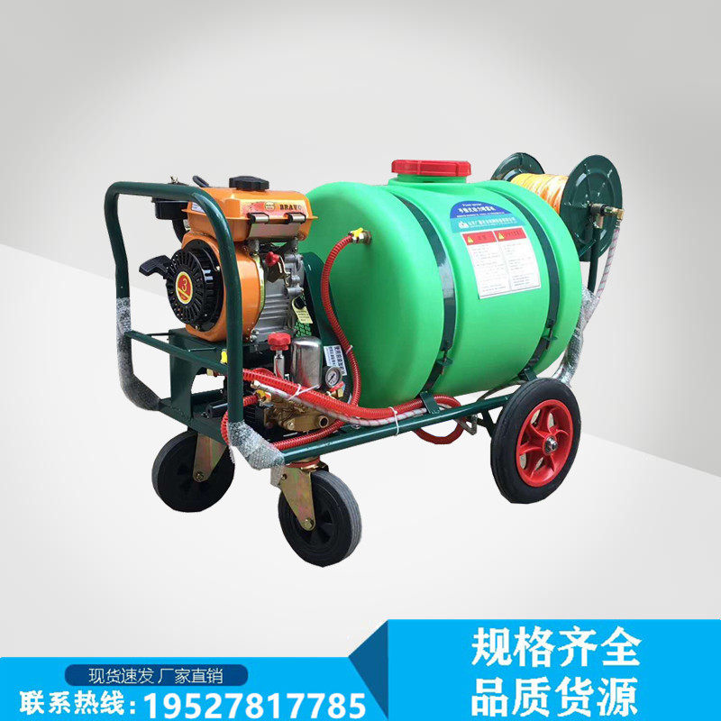 Supply hand push - punched medicine machine farm orchard distance medicine machine gasoline handpush high pressure spray