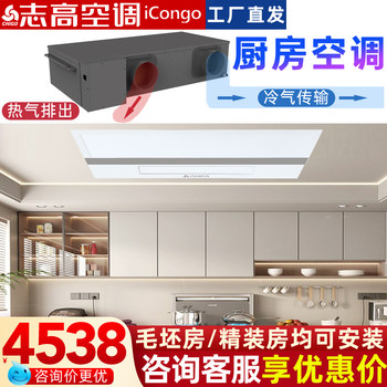 Chigo Kitchen Air Conditioner, Large 1-Ton Household Ceiling-Mounted Embedded Air Conditioner and Cooler