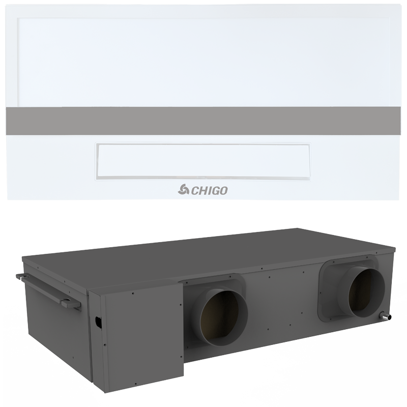 Chigo Kitchen Air Conditioner, Large 1-Ton Household Ceiling-Mounted Embedded Air Conditioner and Cooler