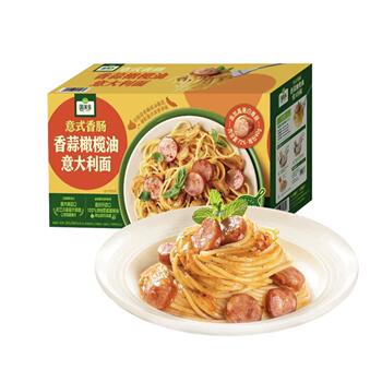 Sam's purchasing agent: pumeido italian sausage, garlic olive oil, imported pasta, instant food, fast food, western food