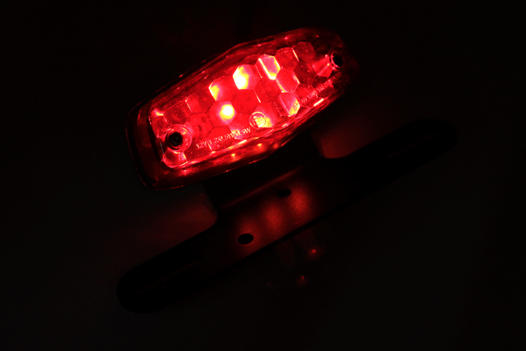 Xe máy retro LUCAS Đèn hậu LED đêm đèn phanh sáng bobberoldchoolcaferacer đèn trợ sáng l9x