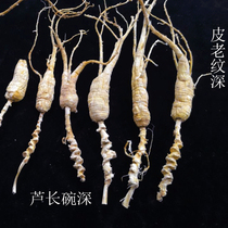 Linxia Ginseng Ginseng Changbai Mountain Wild Mountain Ginseng Pruned stump ginseng Pure Seed dried Ginseng 50g gift box 15-20 years