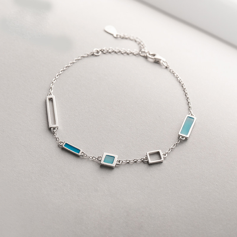 Flower Bud Sky Bracelet female pure silver Simple Personality Small Qingyu Student Gifts Bracelet Bracelet