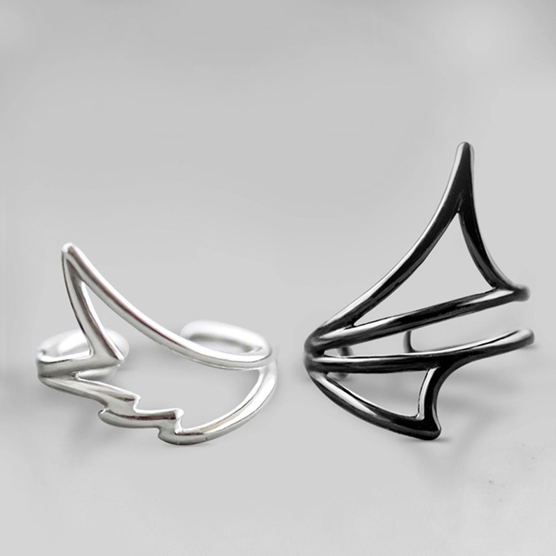 Flower bud original angel devil ear bone clip no ear hole female sterling silver personality temperament simple and wild student ear jewelry