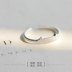 Nụ hoa ban đầu mèo đen mèo trắng đôi nhẫn 925 sterling bạc cặp đôi nam nữ Nhật Bản và nữ tính cách mở nhẫn đơn giản nhẫn bạc nữ Nhẫn
