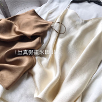 Simple beauty 18 M m th Pearl satin satin slender belt bottoming inside vest mulberry silk outer female summer