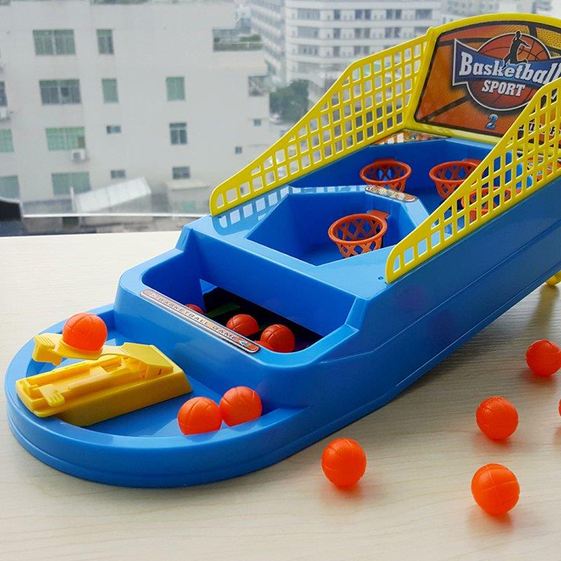 Children's finger catapult basketball court shooting toy parent-child model children's small shelf puzzle bounce gift