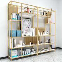 Nordic Cosmetics Shelving Mesh Red Live Packet Shelving Shelving Multiple Floors Beauty Salon Medecor Store Shelves